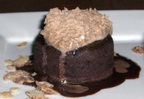 Шоколадно-миндальный кекс
